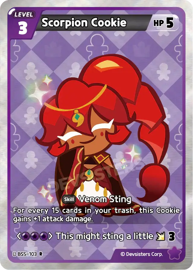 Scorpion Cookie BS5-103 R | Rare Card