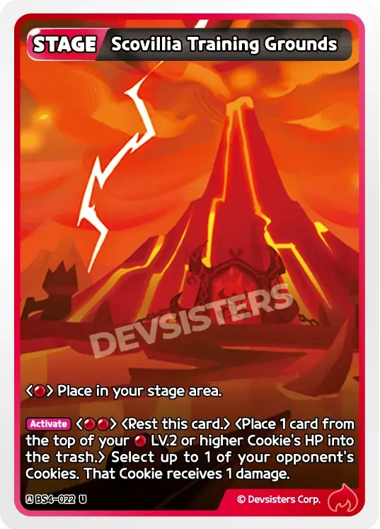 Scovillia Training Grounds BS4-022 U | Uncommon Card