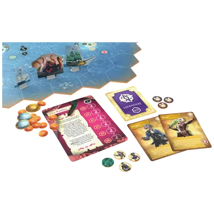 Sea of Thieves: Voyage of Legends – Board Game | 2–4 Player Pirate Adventure by Steamforged Games