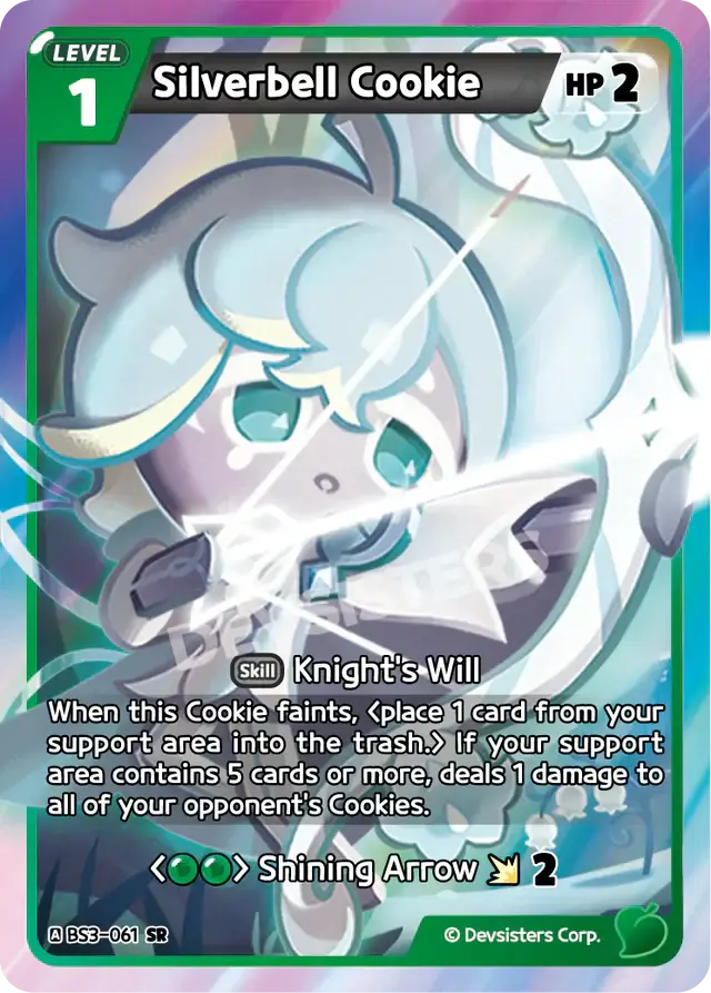 Silverbell Cookie BS3-061 SR Age of Heroes and Kingdoms | Super Rare