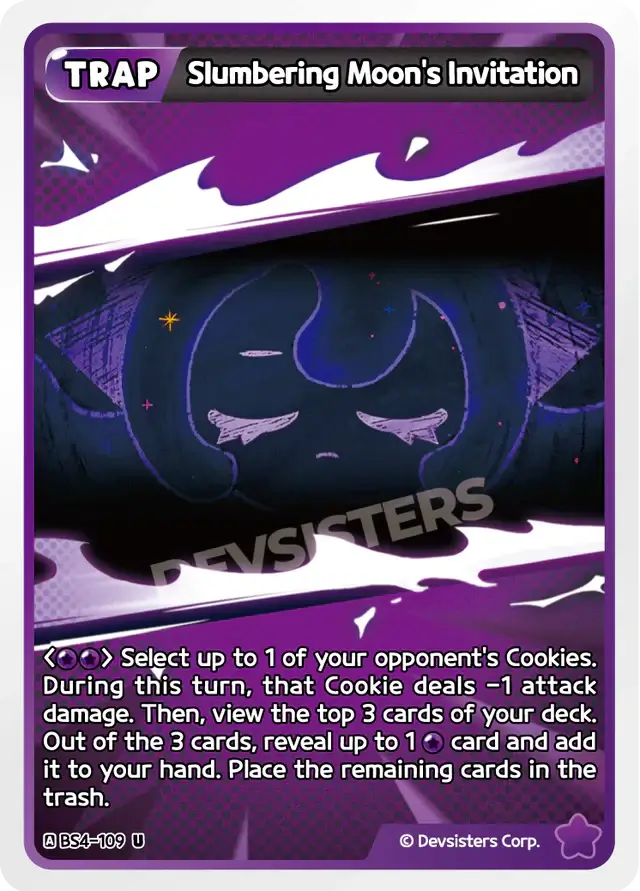 Slumbering Moon's Invitation BS4-109 U | Uncommon Card