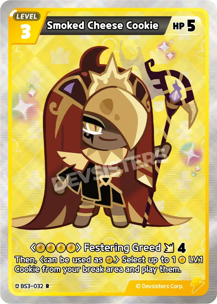 Smoked Cheese Cookie BS3-032 R | Rare Card