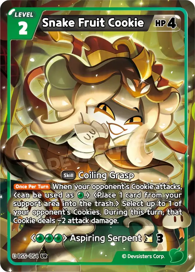Snake Fruit Cookie BS5-054 UR | Ultra Rare Card