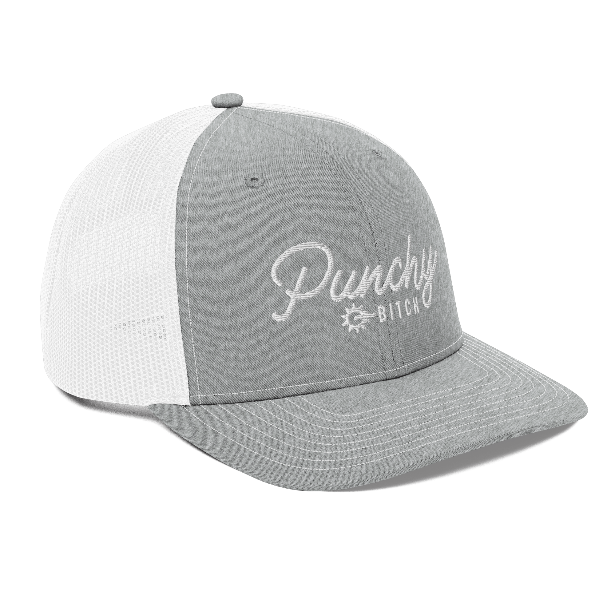 Punchy Bitch Hat - White Logo