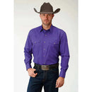 Roper Solid Poplin Snap - Mens Western Shirt