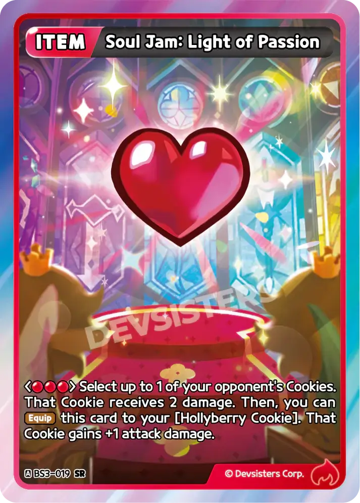 Soul Jam Light of Passion BS3-019 SR |  Super Rare Card
