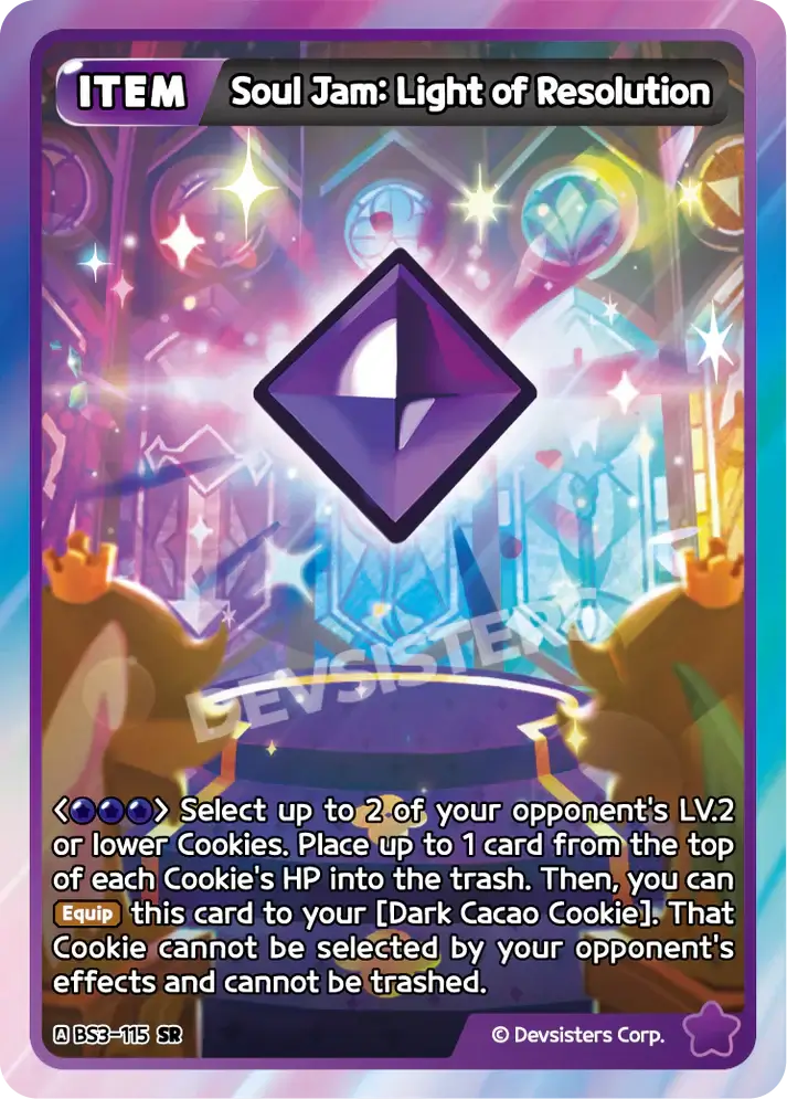 Soul Jam Light of Resolution BS3-115 SR | Super Rare Card