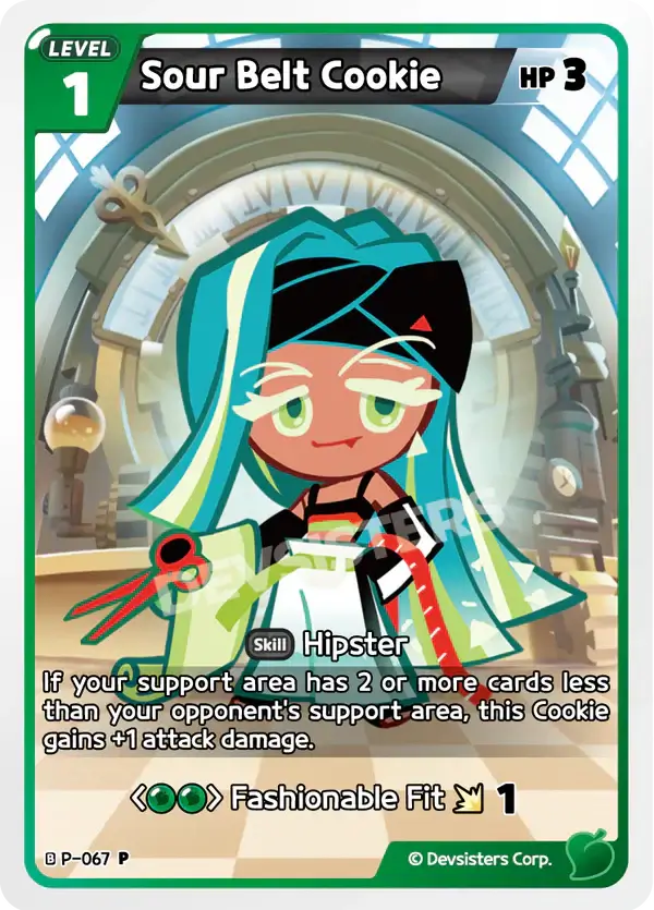 Sour Belt Cookie P-067 P | Promo Card