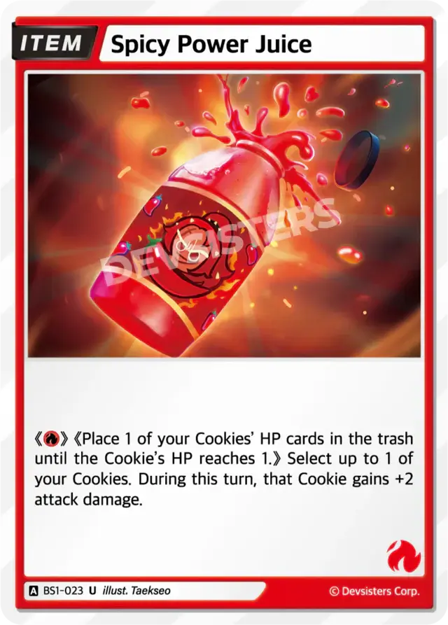 Spicy Power Juice BS1-023 U | Uncommon Card