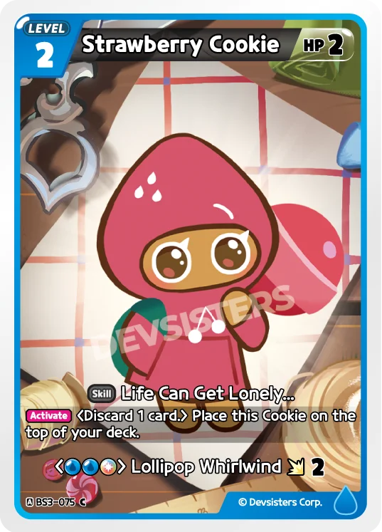 Strawberry Cookie BS3-075 C | Common Card