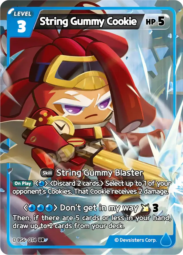 String Gummy Cookie BS6-074 UR | Ultra Rare Card