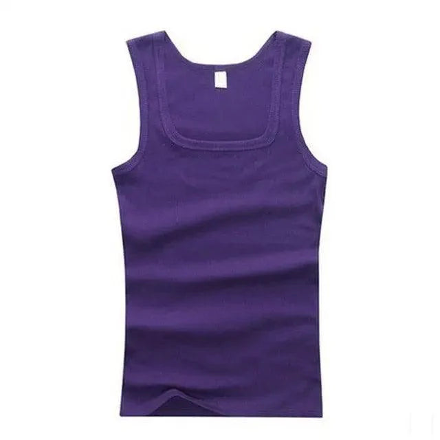 Summer Plus Size Summer Good Men Clothing Tank Tops Elegant Black White Gray Singlets Sleeveless Fitness Men Vest Bodybuilding Vest Summer Men's Vest Gym Casual Vest Sleeveless Vest Clothes