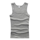 Summer Plus Size Summer Good Men Clothing Tank Tops Elegant Black White Gray Singlets Sleeveless Fitness Men Vest Bodybuilding Vest Summer Men's Vest Gym Casual Vest Sleeveless Vest Clothes