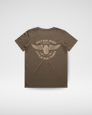 THE WINGED MECHANIC TEE - BROWN