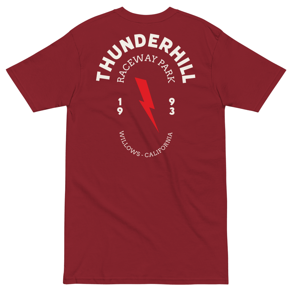 Thunderhill Bolt-Oval Men’s premium heavyweight tee