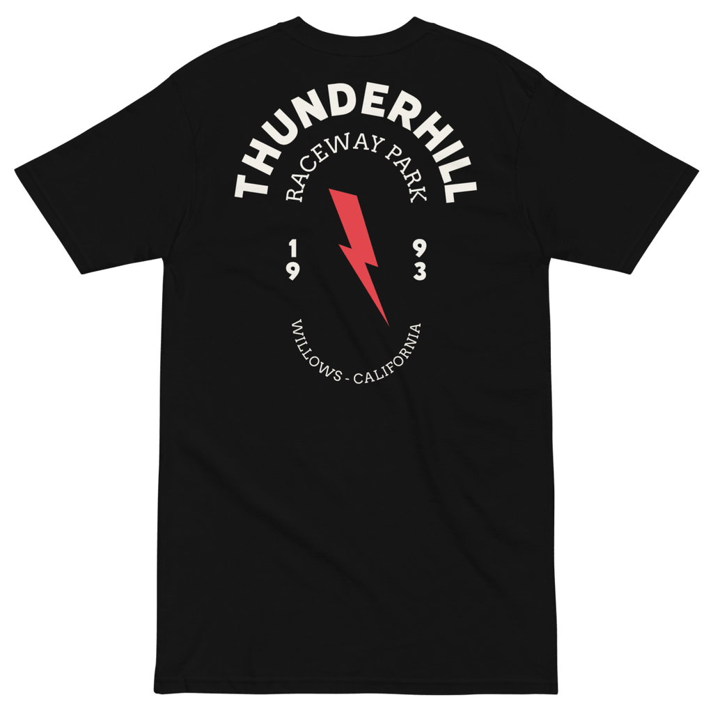 Thunderhill Bolt-Oval Men’s premium heavyweight tee