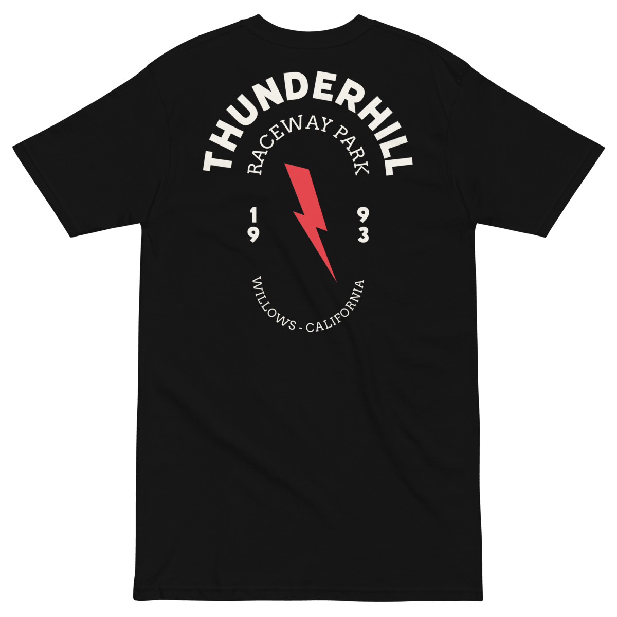 Thunderhill Bolt-Oval Men’s premium heavyweight tee