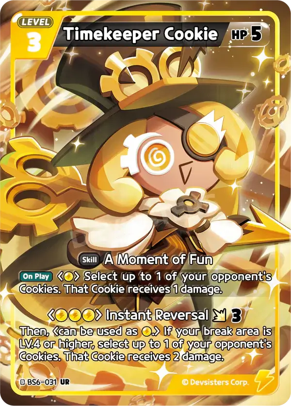 Timekeeper Cookie BS6-031 UR | Ultra Rare Card