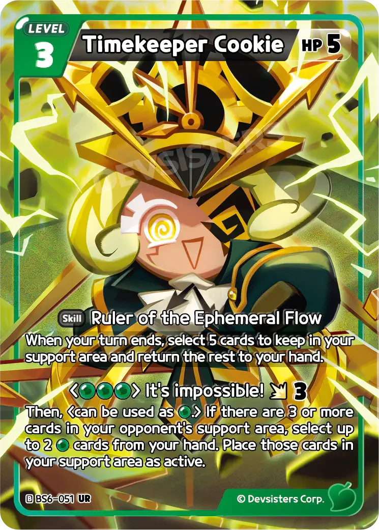 Timekeeper Cookie BS6-051 UR | Ultra Rare Card