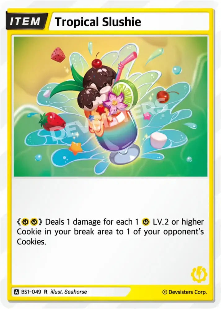 Tropical Slushie BS1-049 R | Rare Card