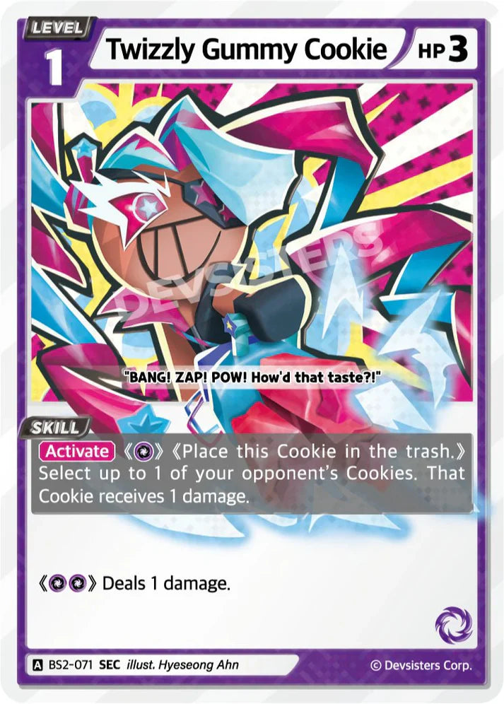 Twizzly Gummy Cookie BS2-071 SEC | Secret Card