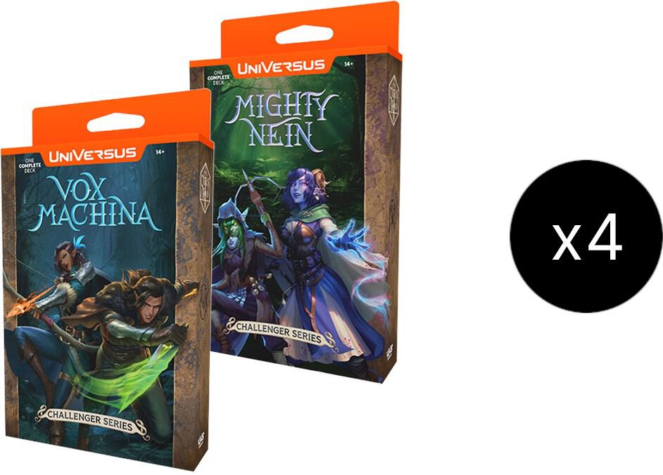 Universus Critial Role Vox Machina Mighty Nein Starter Display