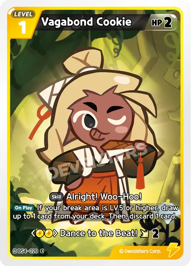 Vegabond Cookie BS4-028 C | Common Card