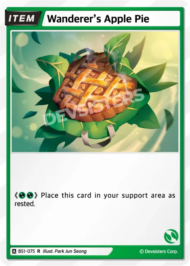 Wanderer's Apple Pie BS1-075 R | Rare Card