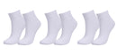 tittimitti Men’s Organic Cotton Ankle Socks 3-Pack – Breathable Everyday Ankle Socks