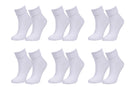 tittimitti Women’s 98% Organic Cotton Crew Socks 6-Pack – Breathable Everyday Comfort Socks