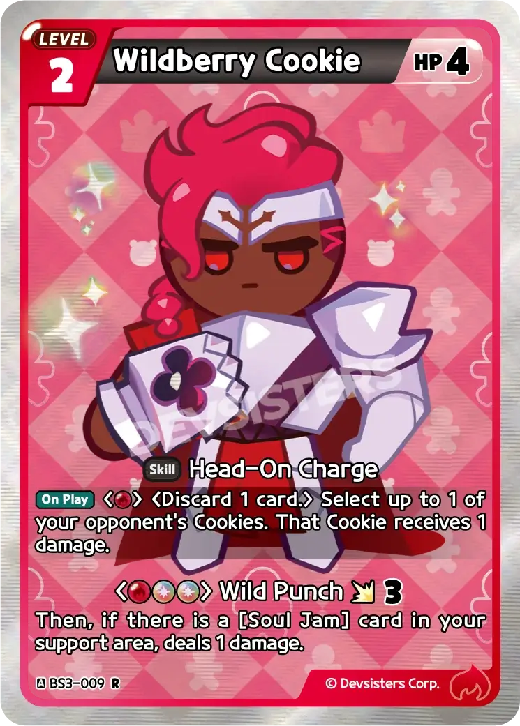 Wildberry Cookie BS3-009 R | Rare Card