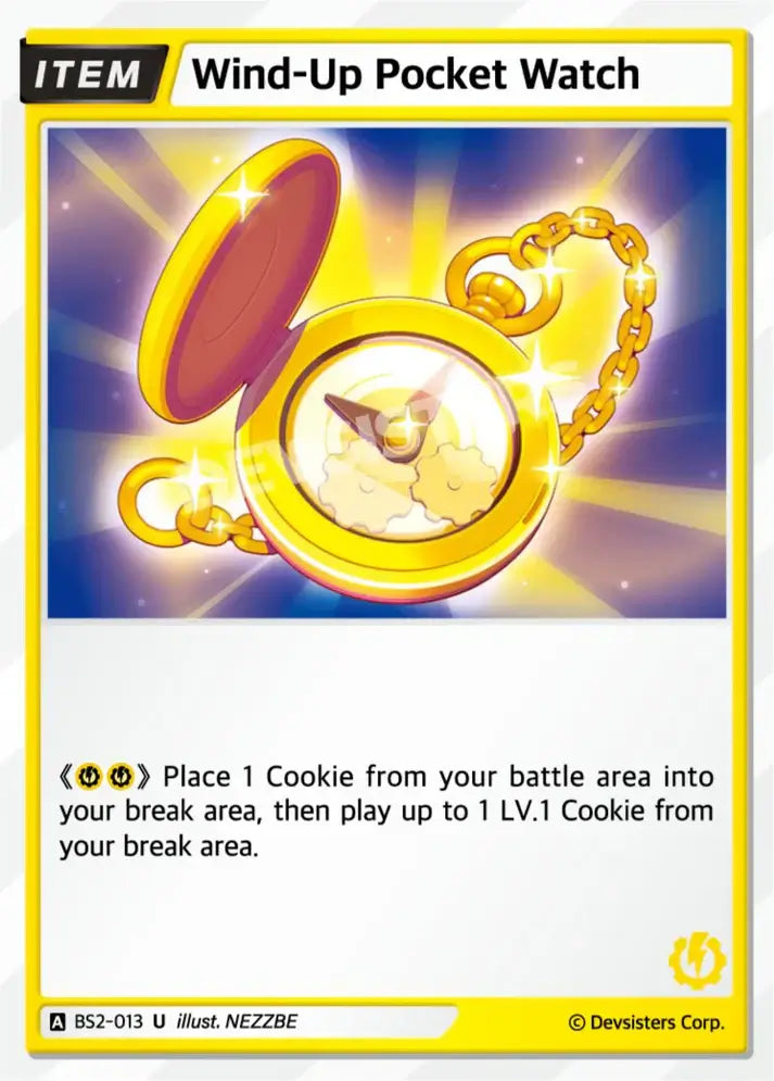 Wind-Up Pocket Watch BS2-013 U | Uncommon Card