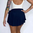 Navy Blue Ballet Wrap Skirt - Demi