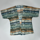 Sheer Tie Dye Mesh Kimono Cover Up