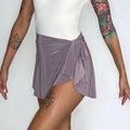Light Purple Ballet Wrap Skirt -  Lavender Mist Demi Skirt