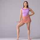 Dusty Rose Ballet Pull On Skirt - Demi