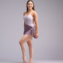 Light Purple Ballet Wrap Skirt -  Lavender Mist Demi Skirt