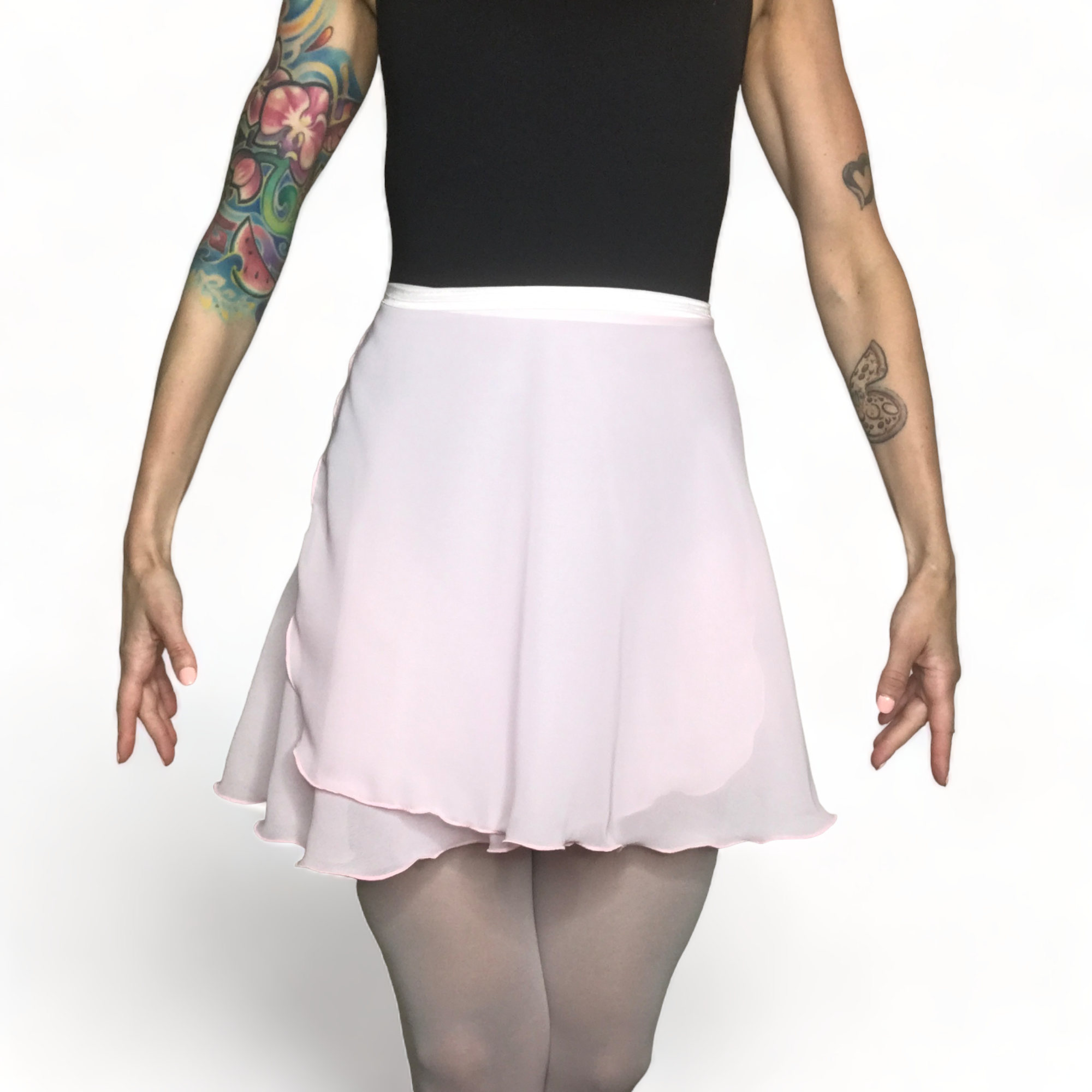 Pink Chiffon Ballet Wrap Skirt - Classical