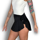 Black Ballet Wrap Skirt - Demi