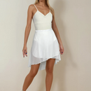 White Chiffon Ballet Wrap Skirt - Contemporary